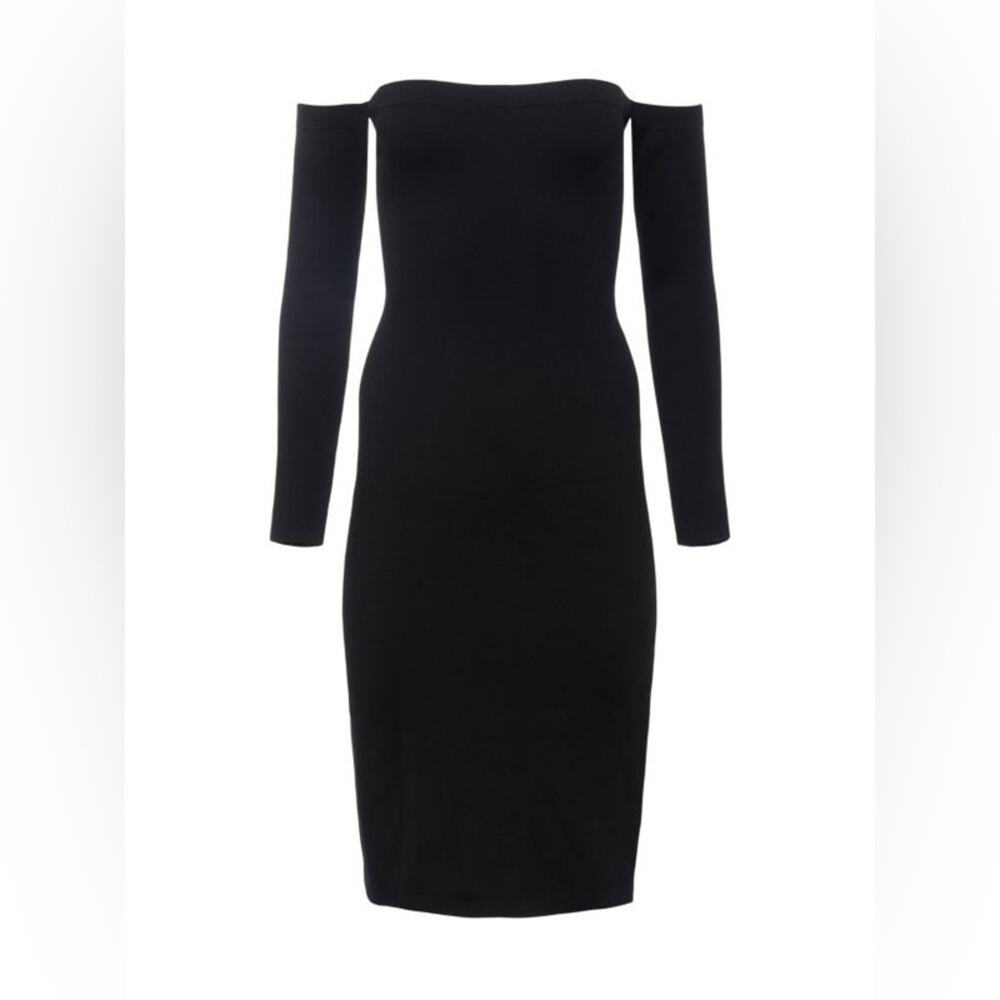 NWT L’AGENCE Felicia Off-Shoulder Knit Dress Size XL